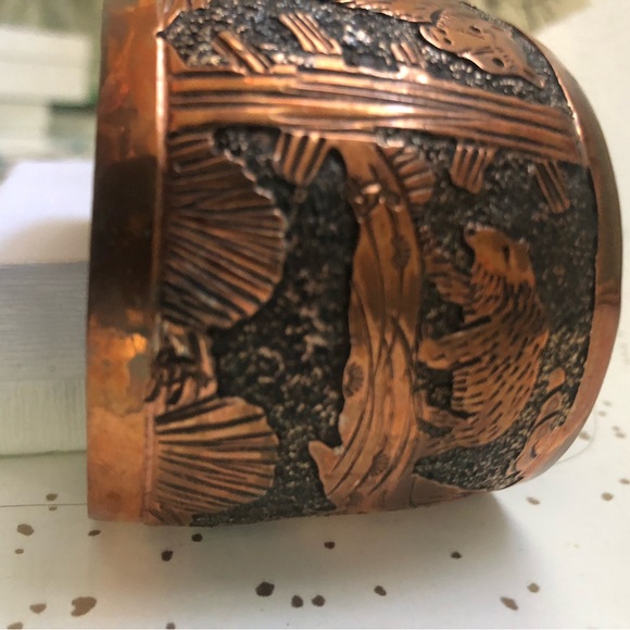 Navajo Brass Bear bracelet. - Picture 2 of 9